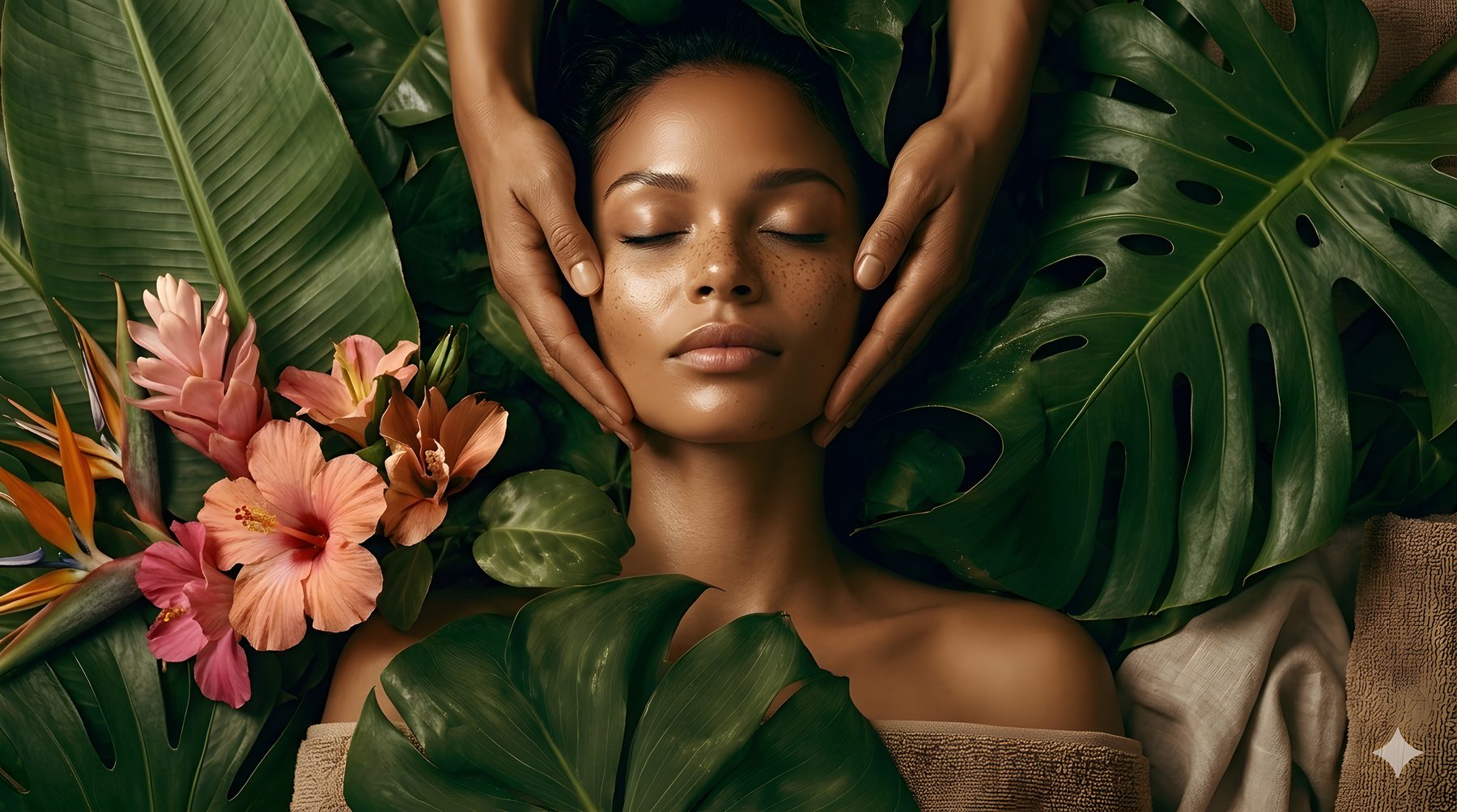 Botanical spa detail at Hosea Wellness