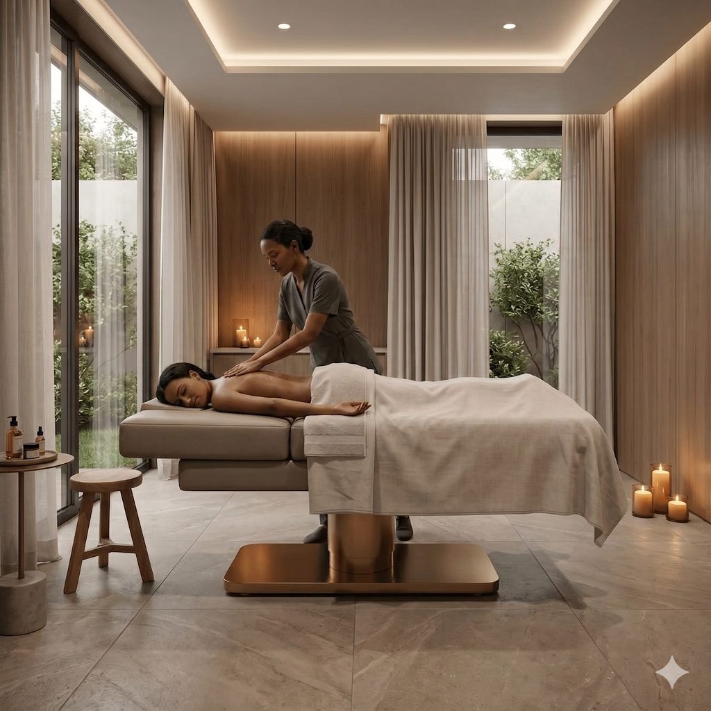 Restorative massage treatment at Hosea Wellness