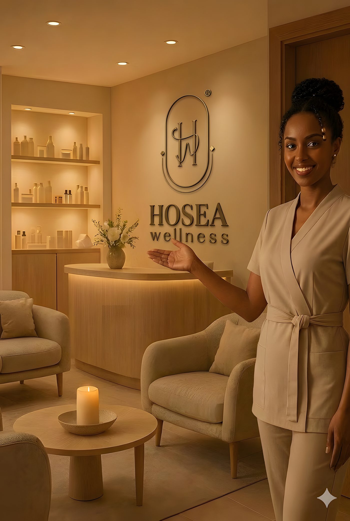 Warm welcome at the Hosea Wellness reception